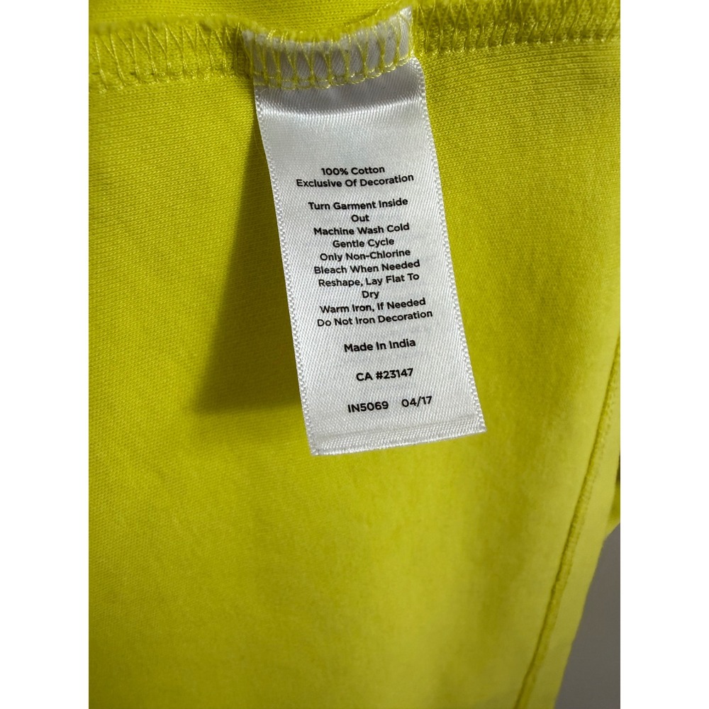 Talbots Eyelet Embroidered Knit Dress Yellow Green Pom Pom Trim Plus Resort 2X - Picture 8 of 11